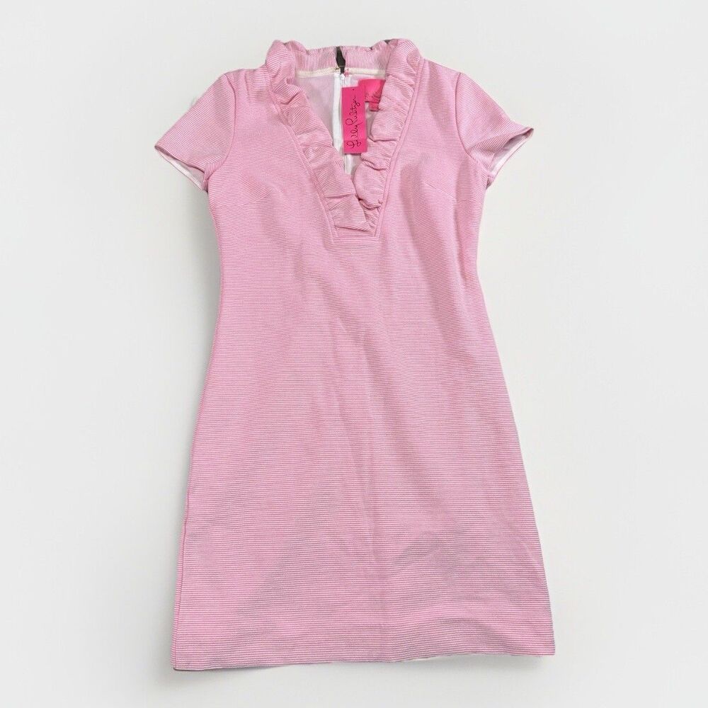 Lilly Pulitzer Pink Ruffle Dress